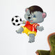 Bear and Ball Wall Decal
