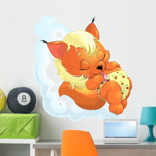Squirrel Cub Wall Decal