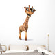 CG Giraffe Wearing Glasses Wall Decal