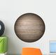 Planet Jupiter White Wall Decal