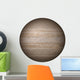 Planet Jupiter White Wall Decal