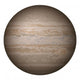 Planet Jupiter White Wall Decal