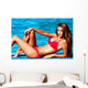 Bikini Girl Wall Decal