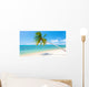 Beach with Coconut Palm Wall Decal