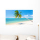 Beach with Coconut Palm Wall Decal