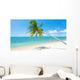 Beach with Coconut Palm Wall Decal