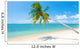 Beach with Coconut Palm Wall Decal