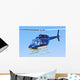 Hubschrauber im Vorbeiflug Wall Decal