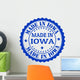Made Iowa Stamp Wall Decal