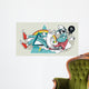 Abstract Graffiti Hipster Wall Decal