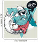 Hipster Graffiti Character - Hipsta Inkblots Wall Decal