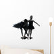 Woman and Little Girl Wall Decal