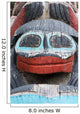 Totem Pole Detail Wall Decal