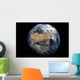 Planet Earth Centered African Wall Decal