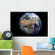 Planet Earth Centered African Wall Decal