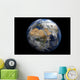 Planet Earth Centered African Wall Decal