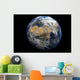 Planet Earth Centered African Wall Decal