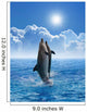 Dolphins Doing a Tail Stand Wall Decal