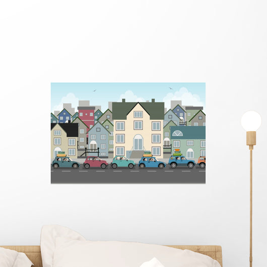 City Car Wall Decal