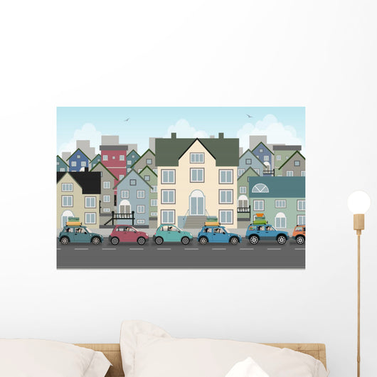 City Car Wall Decal