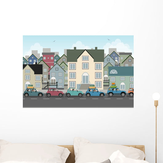 City Car Wall Decal