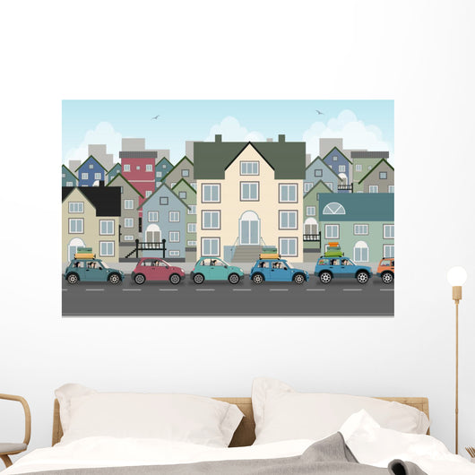 City Car Wall Decal
