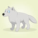 Arctic Wolf Wall Decal