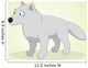Arctic Wolf Wall Decal