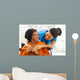 African Senior Patient with Wall Decal