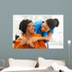 African Senior Patient with Wall Decal