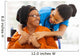 African Senior Patient with Wall Decal