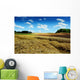 Landscape with Straw Bales Wall Decal