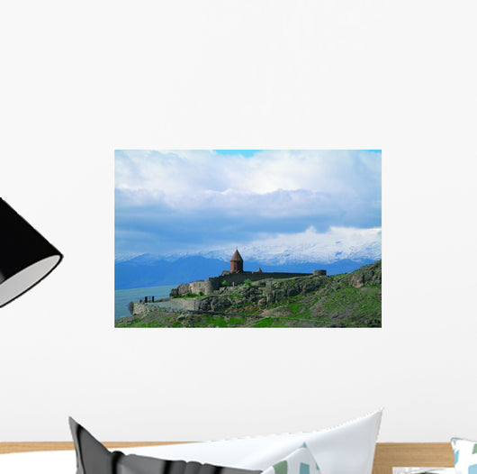 Armenia Monastery Bottom Mountain Wall Decal