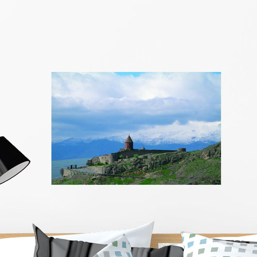 Armenia Monastery Bottom Mountain Wall Decal