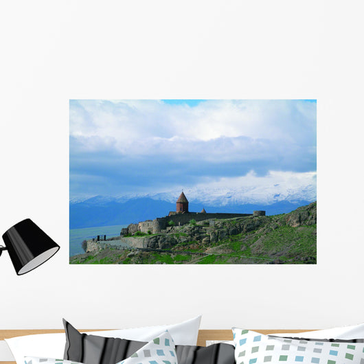 Armenia Monastery Bottom Mountain Wall Decal