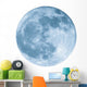 2400mm Blue Full Moon Wall Decal