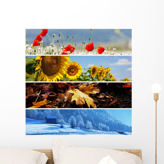 Season Collage Wall Decal