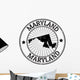 Maryland Stamp Wall Decal