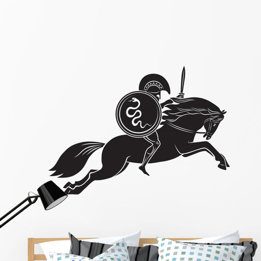 Greek Warrior Wall Decal