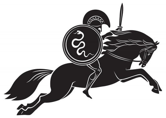 Greek Warrior Wall Decal