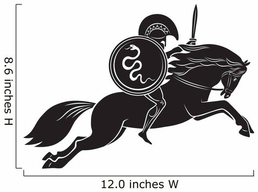 Greek Warrior Wall Decal