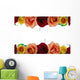 Floral Border Composed Roses Wall Decal