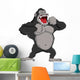 Angry Gorilla Cartoon Wall Decal