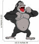 Angry Gorilla Cartoon Wall Decal