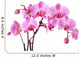 Purple Orchids Wall Decal