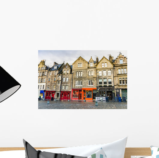 Historic Town Houses and Wall Decal