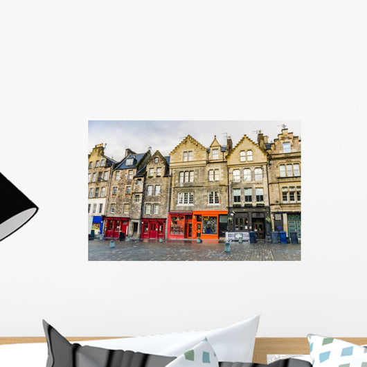 Historic Town Houses and Wall Decal
