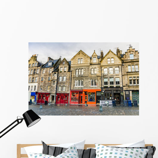 Historic Town Houses and Wall Decal