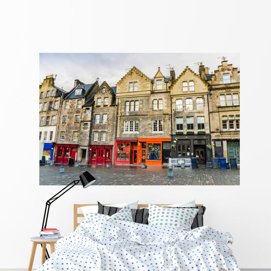 Historic Town Houses and Wall Decal