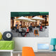 People Enjoying Coffee outside Wall Decal